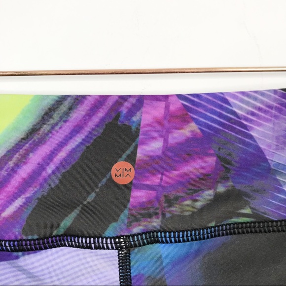 Vimmia Geometric Stripe Leggings Workout Small S - Picture 7 of 9